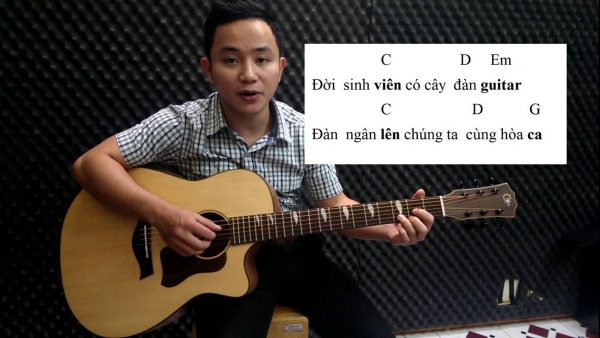 Luyện tập hợp âm guitar bài cây đàn sinh viên